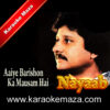 Aaiye Barishon Ka Mausam Hai Karaoke (Hindi Lyrics) - Video 1