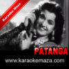 Mere Piya Gaye Rangoon Karaoke With Female Vocals - Mp3 1